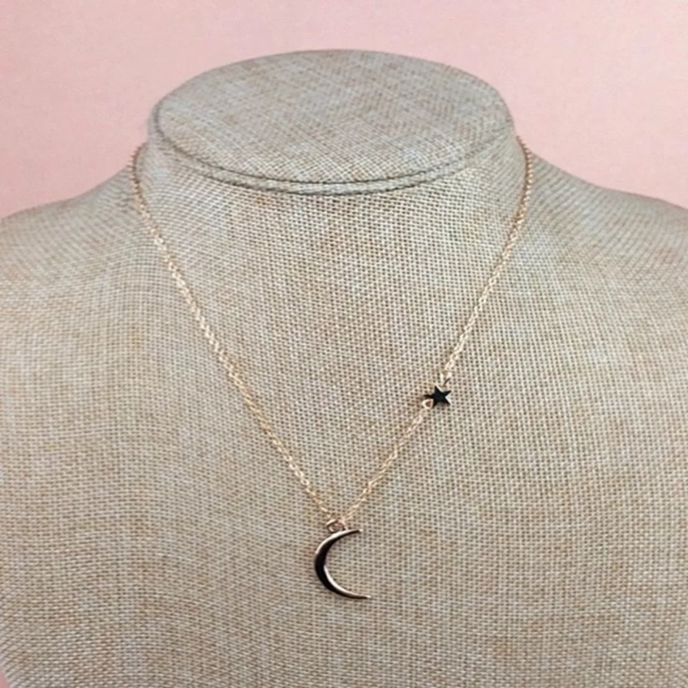 Moon & Star Necklace